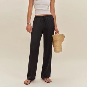 Reformation Olina Silk Pant
